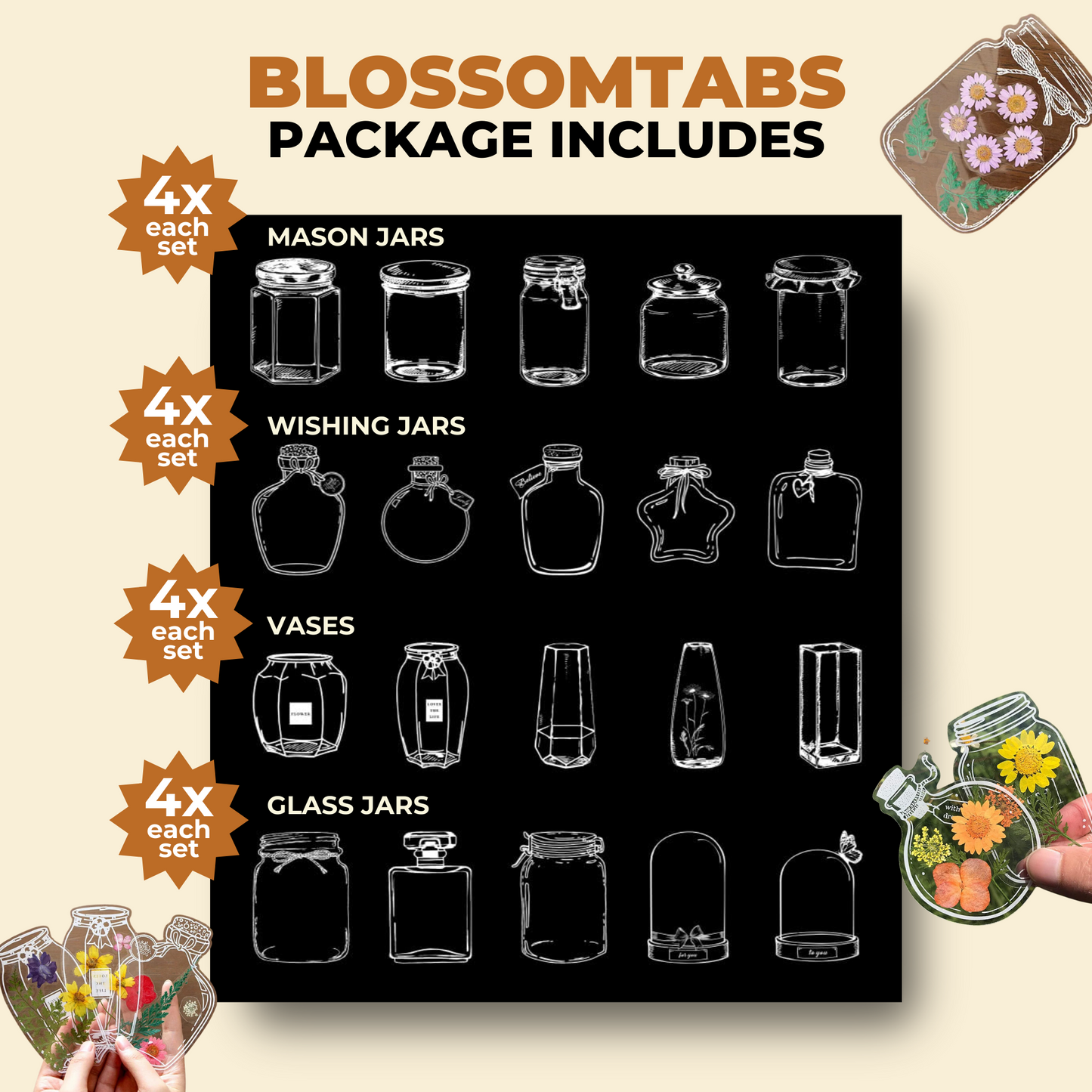 BlossomTabs - Perfect for Book Lovers (20+20 Free)