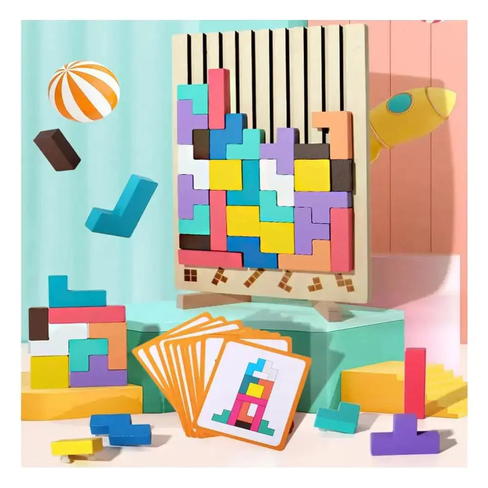 Anti-stress wooden game – calm, focus & creativity at work