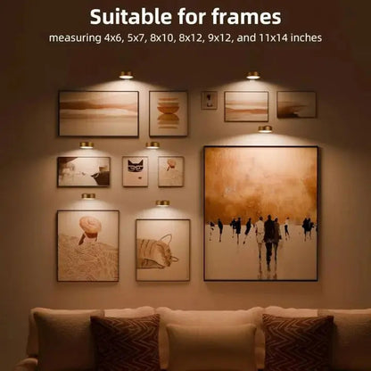 1+1 Free | Magnetic LED picture light – your works perfectly staged