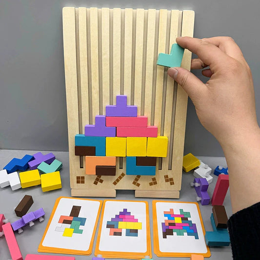 Anti-stress wooden game – calm, focus & creativity at work