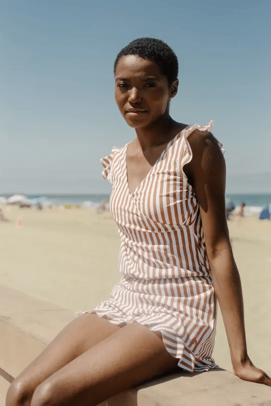 Agnie – Ruffled swimsuit with bust support