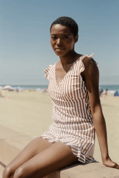 Agnie – Ruffled swimsuit with bust support