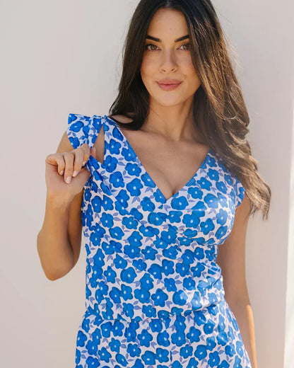 Agnie – Ruffled swimsuit with bust support